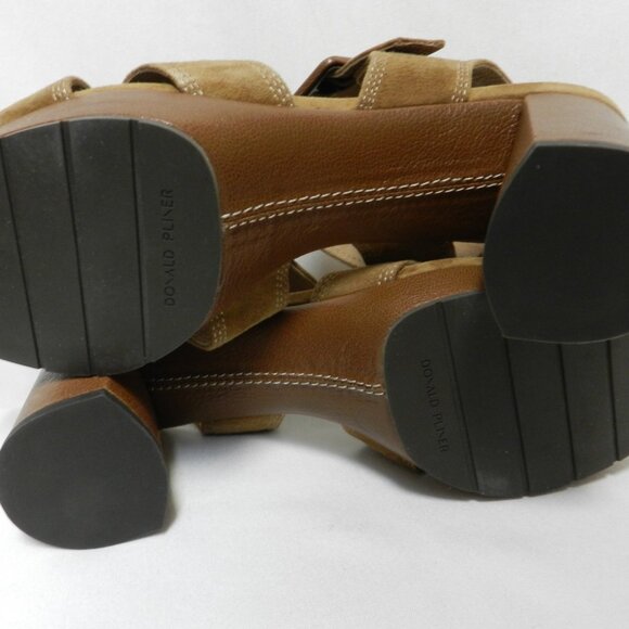 Donald Pliner Genisp Suede platform heels sandals w/ Buckle Women Size Sz 8.5 M - Picture 13 of 13